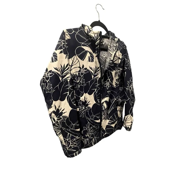 Patagonia Bajadas Hooded Full Zip Jacket Women's Size Small Tropical Lightweight